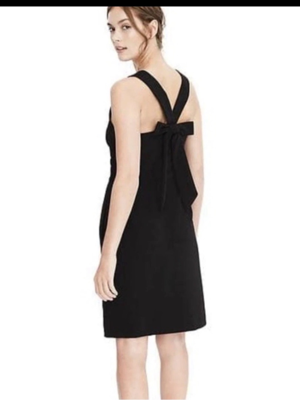 Banana Republic Classy Cocktail Dress Bow-tie Back Size 4P